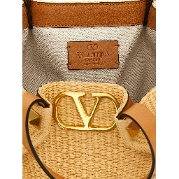 Beige Cotton Tote Bag