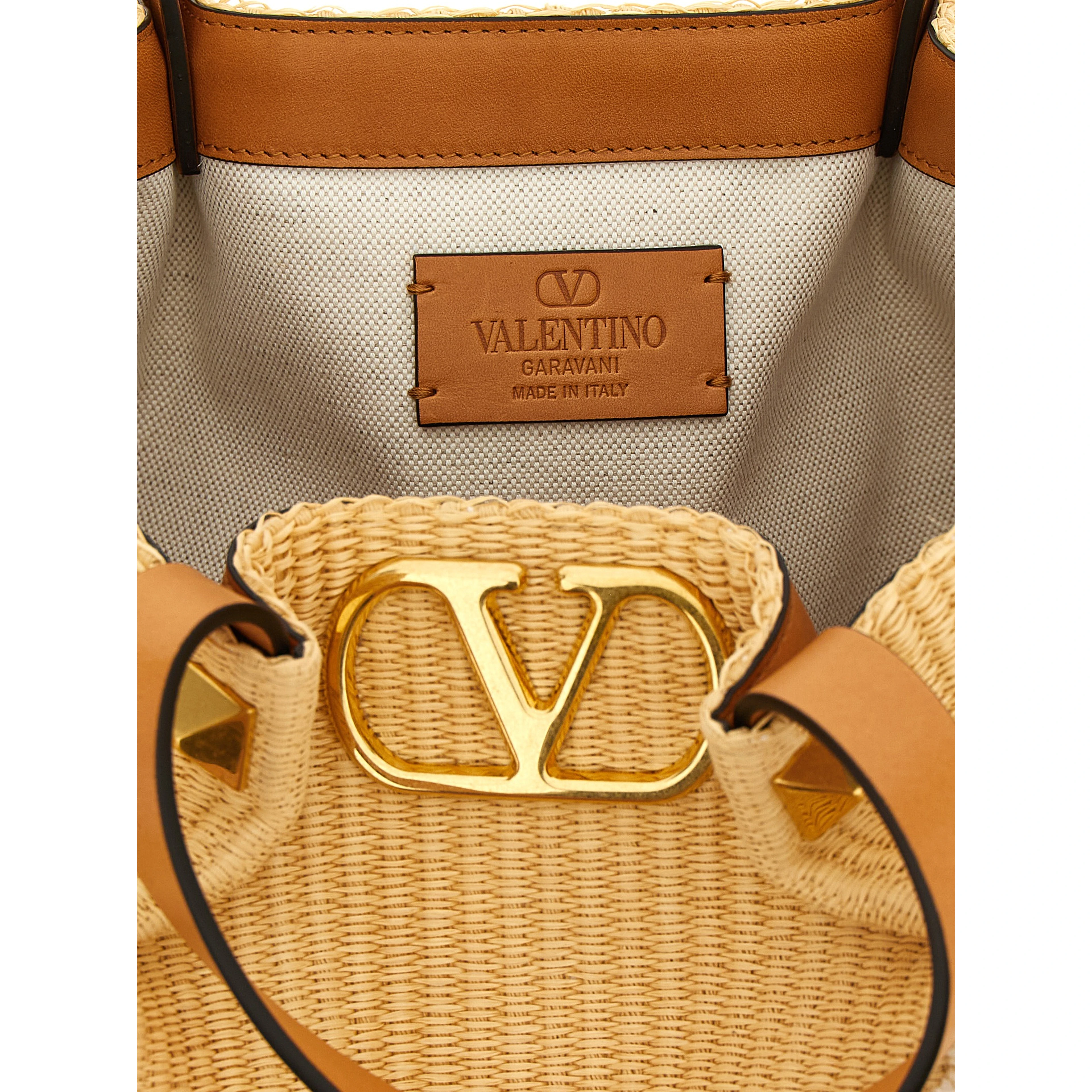 Beige Cotton Tote Bag