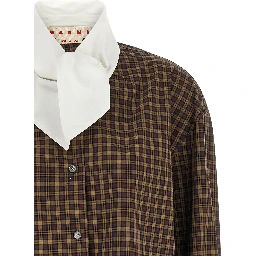 Brown Cotton Blouse