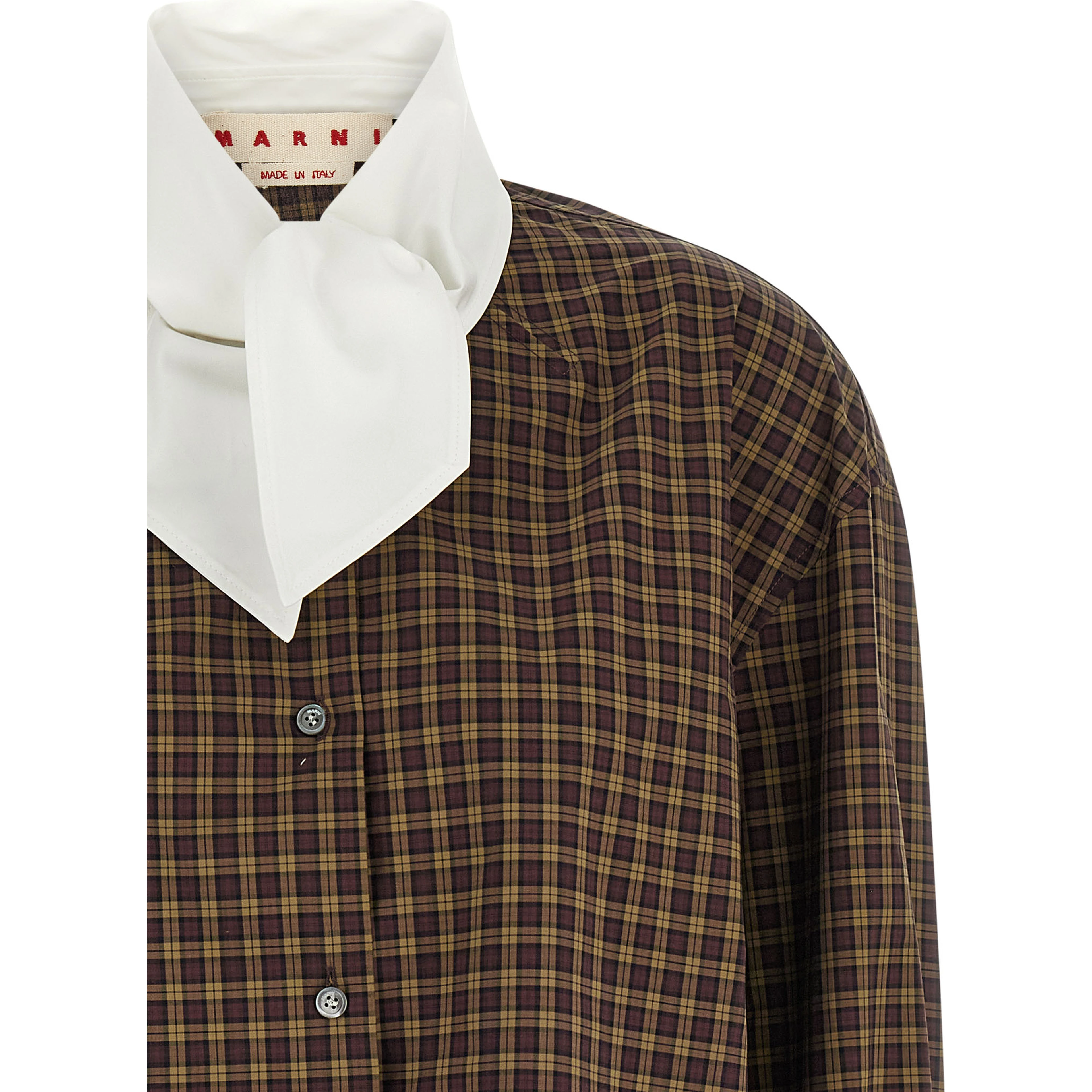 Brown Cotton Blouse