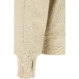 Beige Cotton Sweatshirt