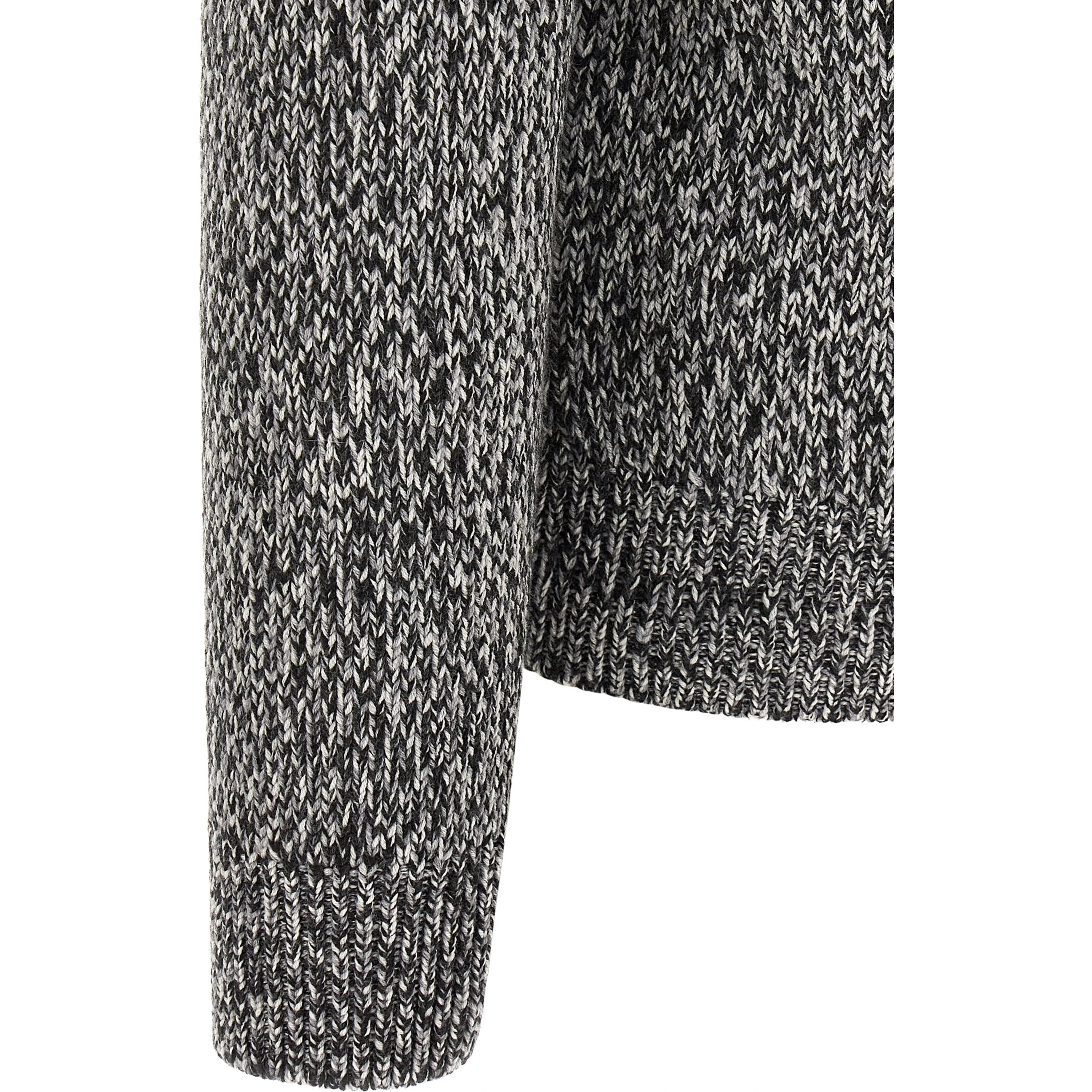 Bicolor Wool Cardigan