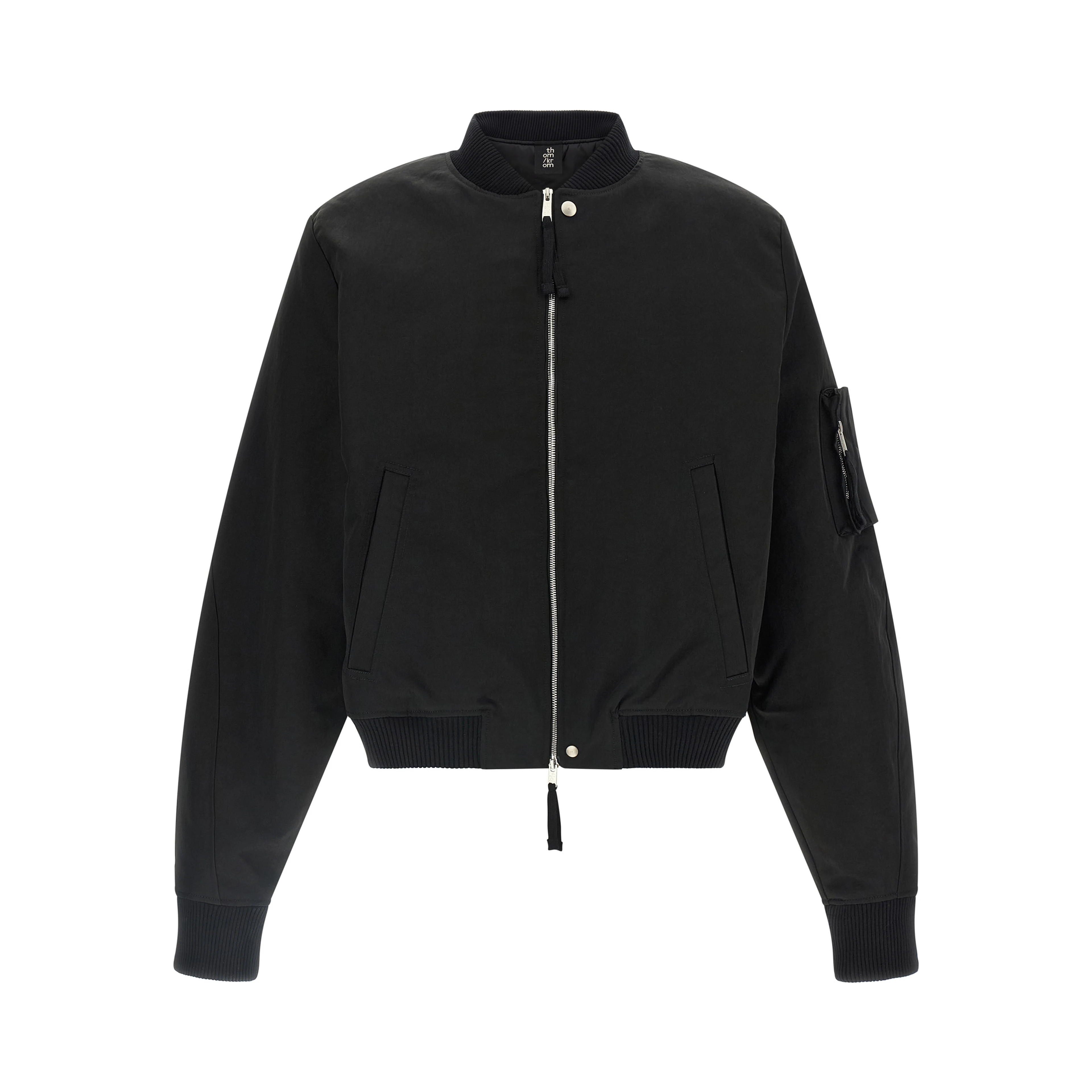 Black Recycled Polyamide Bomber