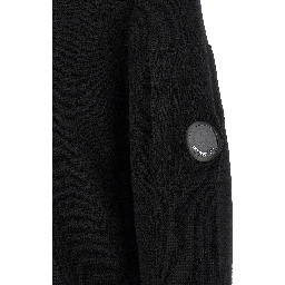 Black Wool Cardigan