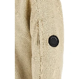 Beige Cotton Sweatshirt