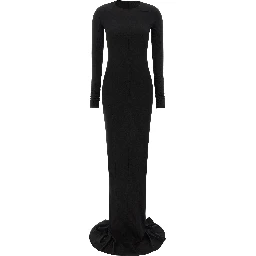 Black Cotton Long Dress