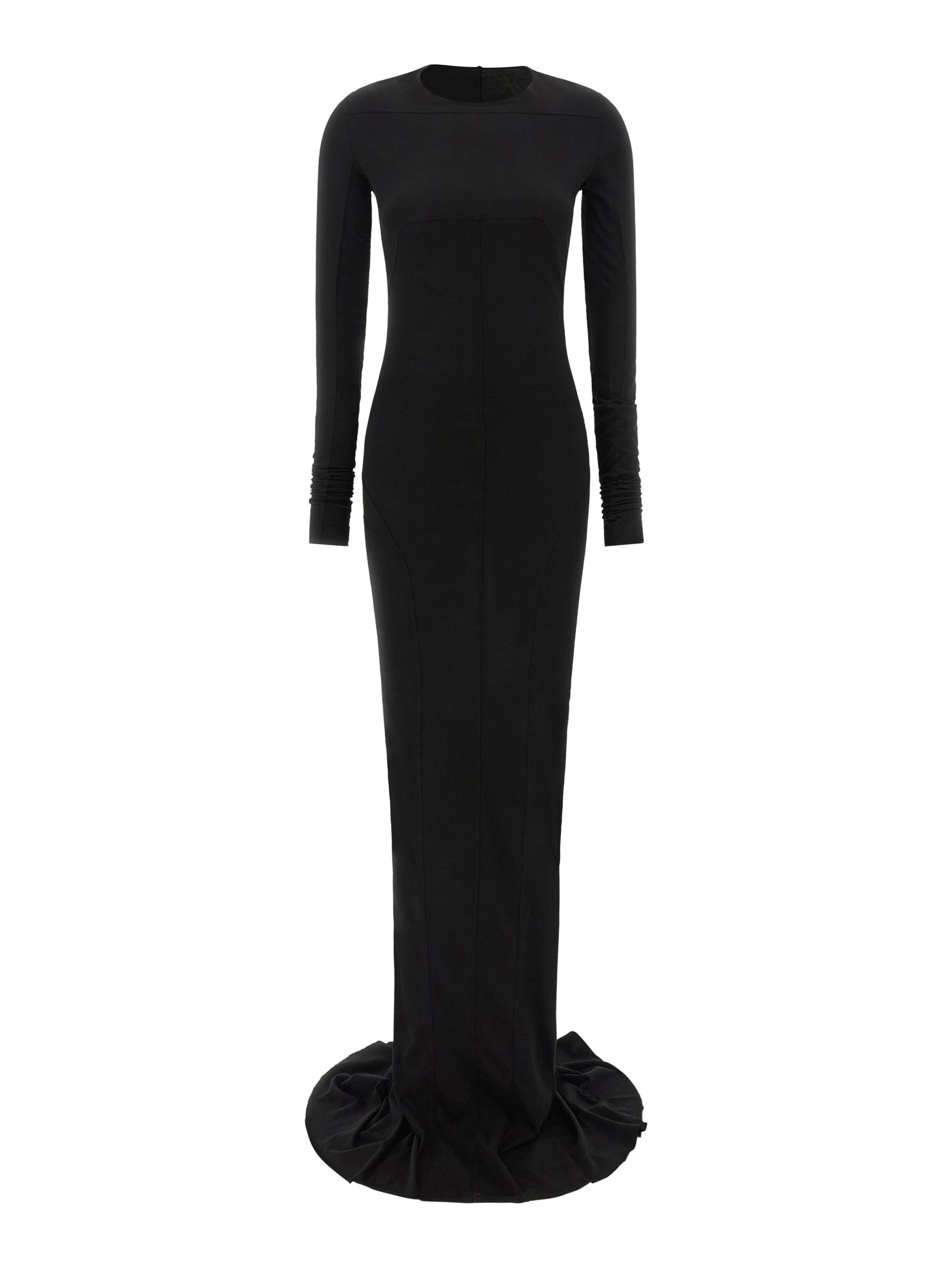 Black Cotton Long Dress