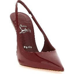 Red Calfskin High Heel Pumps