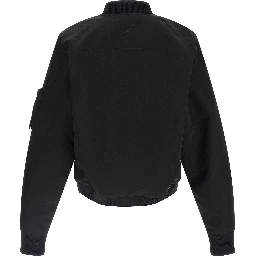 Black Recycled Polyamide Bomber