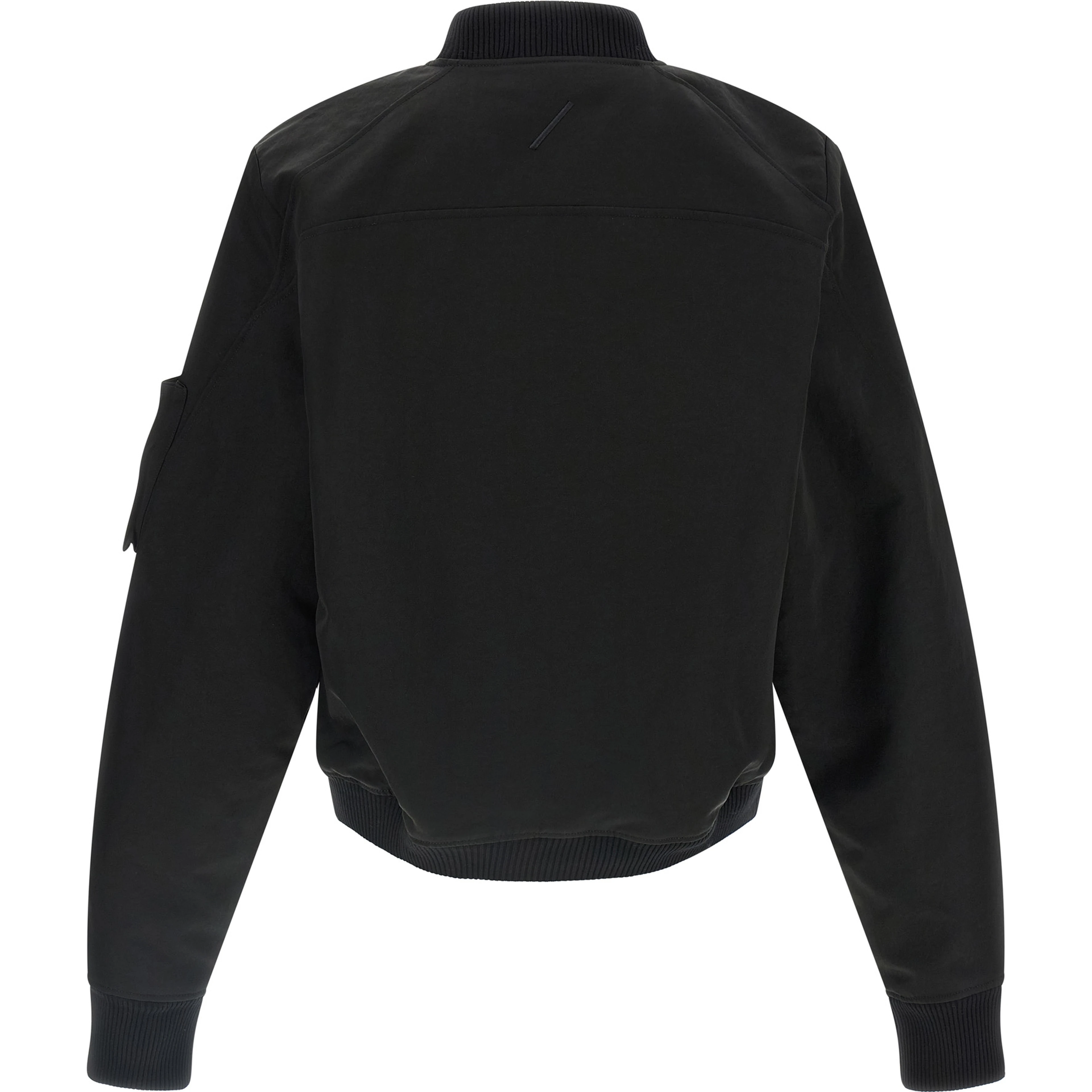 Black Recycled Polyamide Bomber