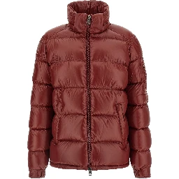 Bordeaux Polyamide Full-Length Jacket