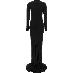 Black Cotton Long Dress