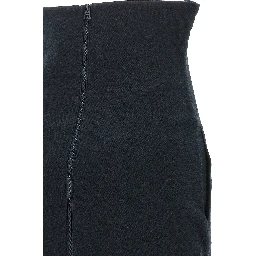 Black Paper Mini Skirt