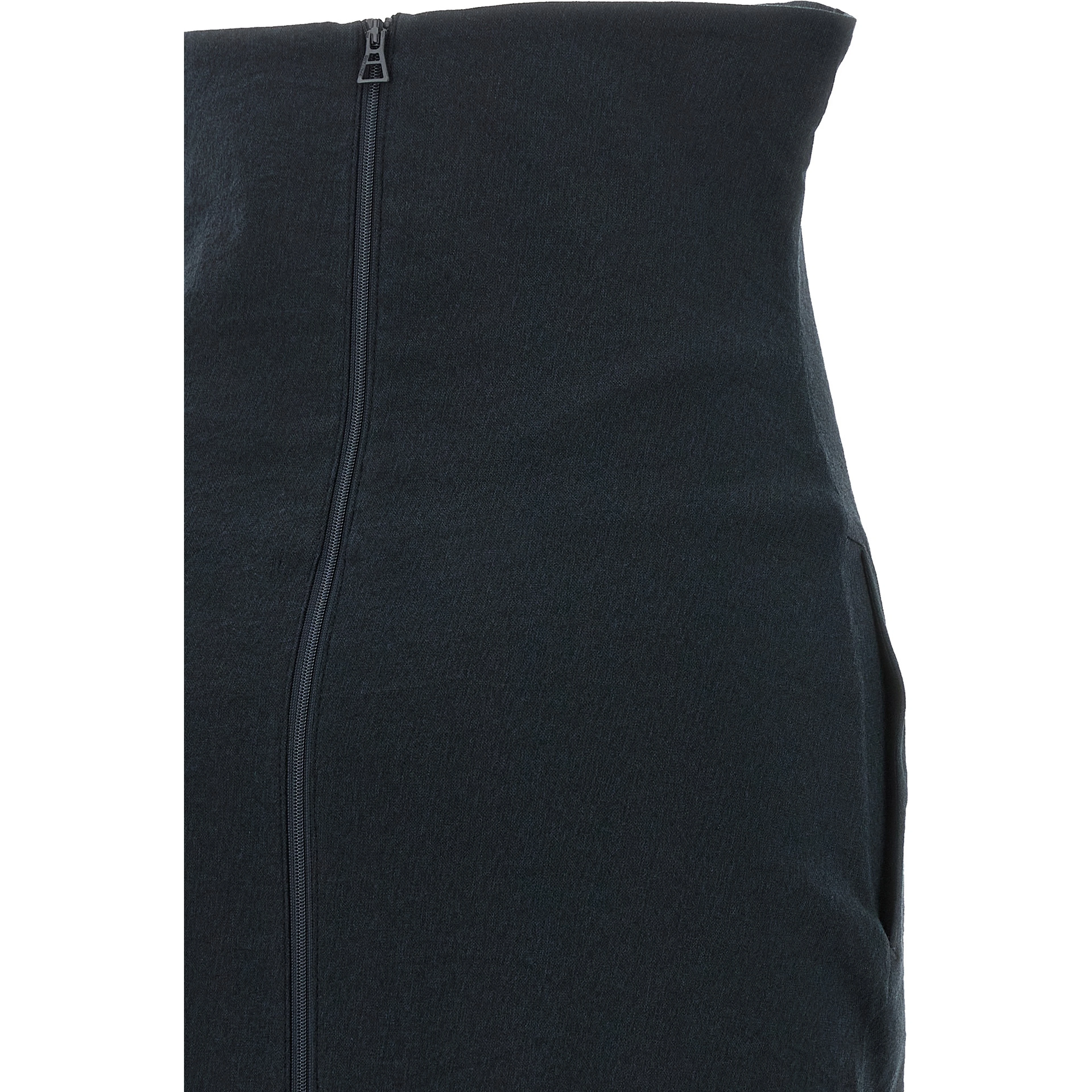 Black Paper Mini Skirt