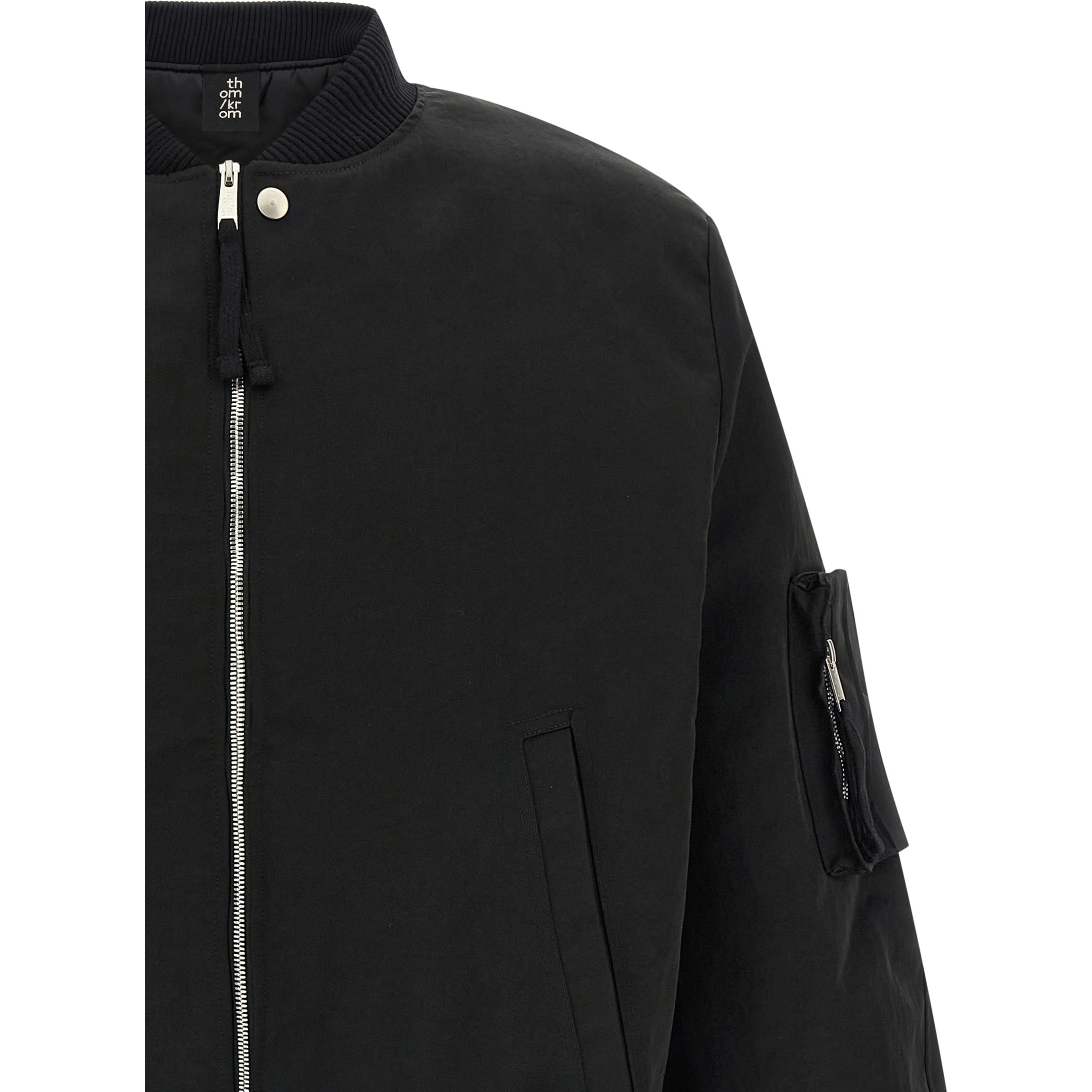 Black Recycled Polyamide Bomber