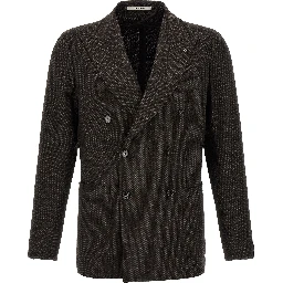 Brown Virgin Wool Blazer