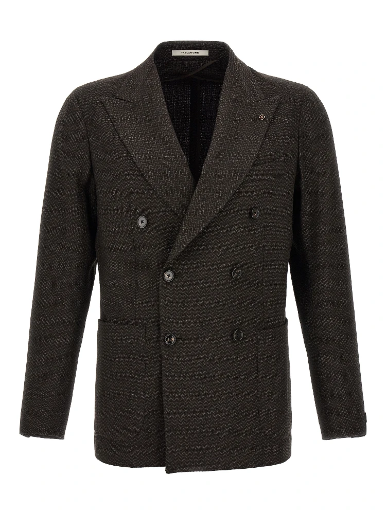 Brown Virgin Wool Blazer