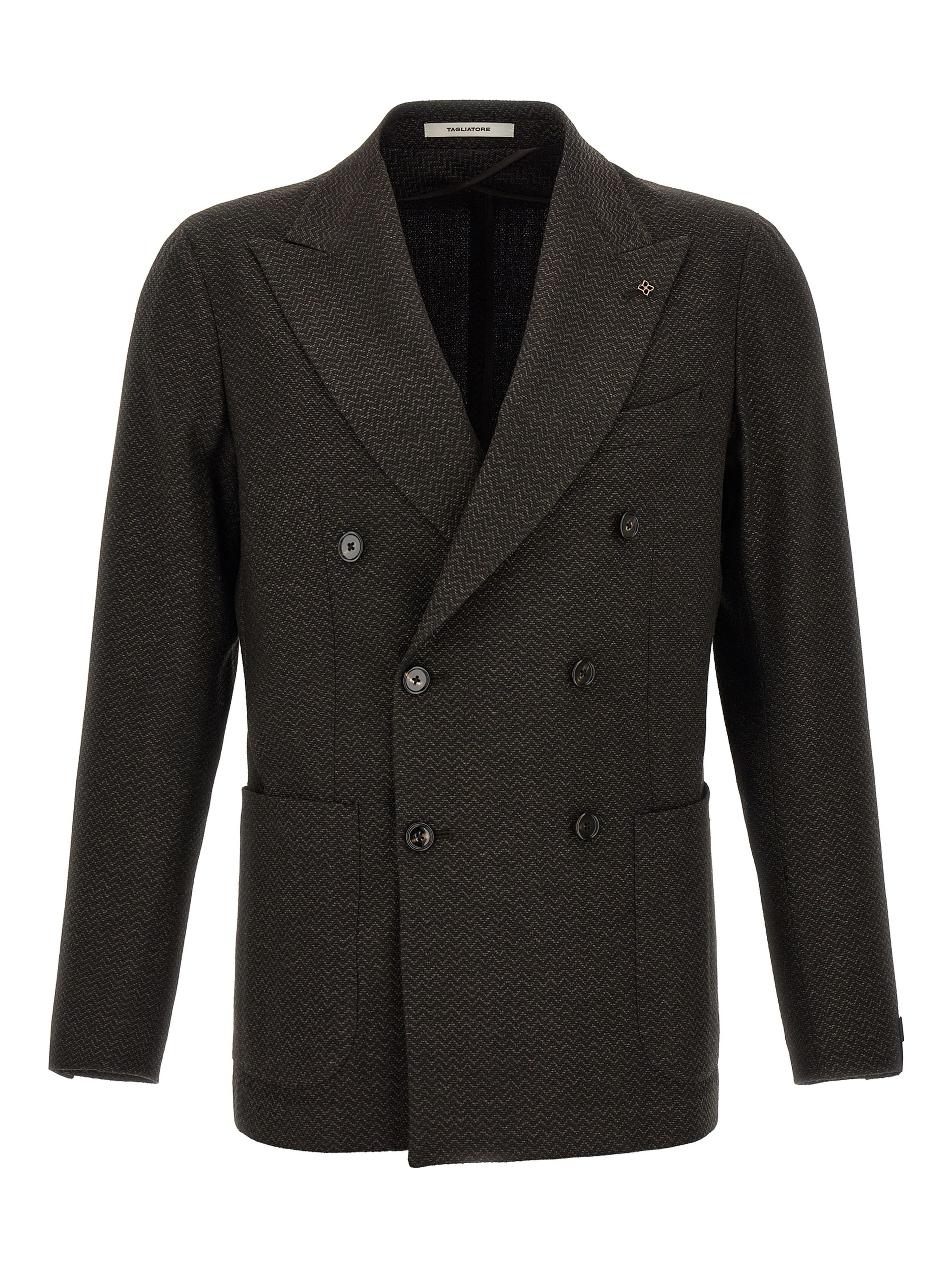 Brown Virgin Wool Blazer