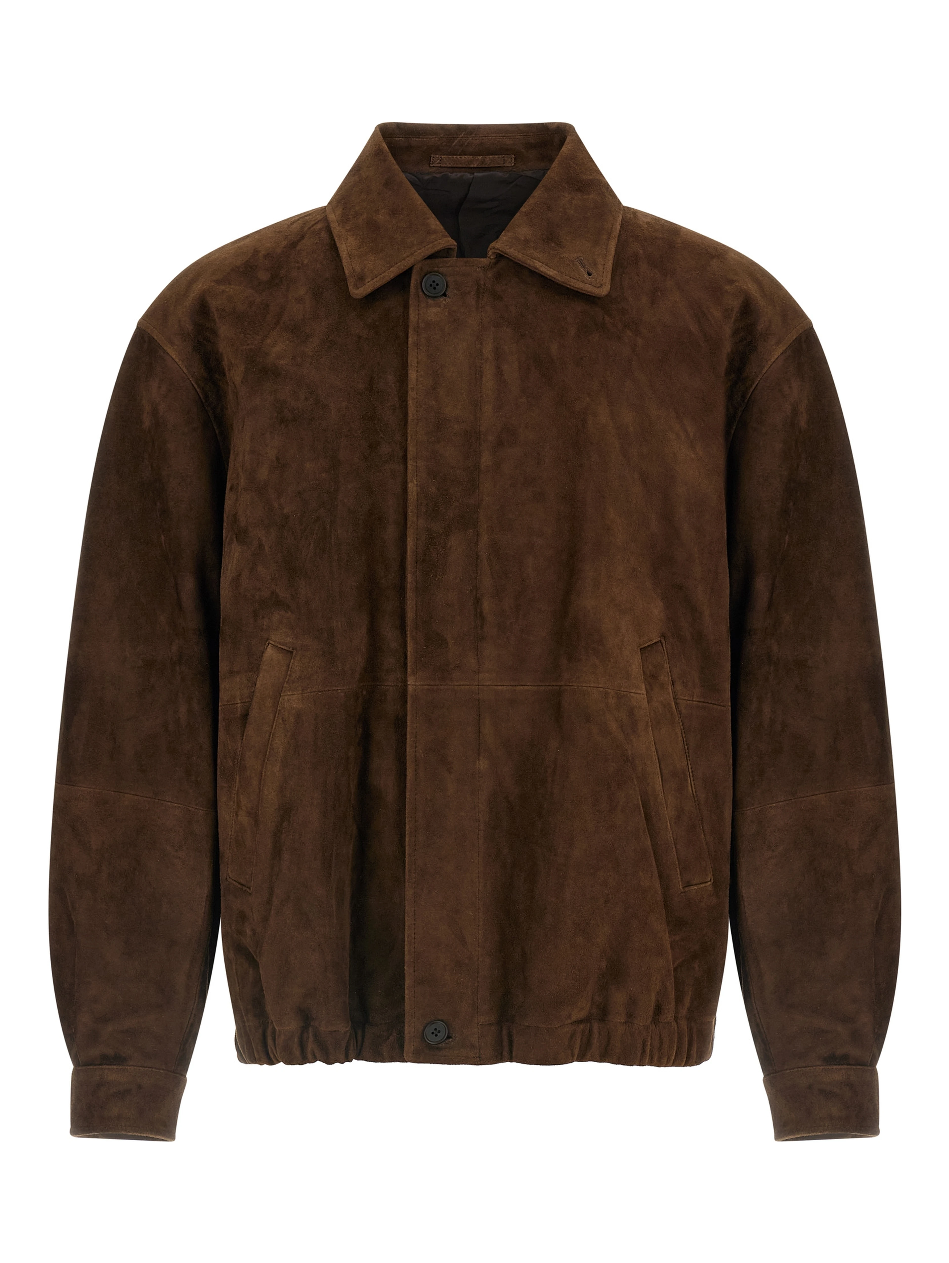 Brown Goatskin Full-Length Jacket