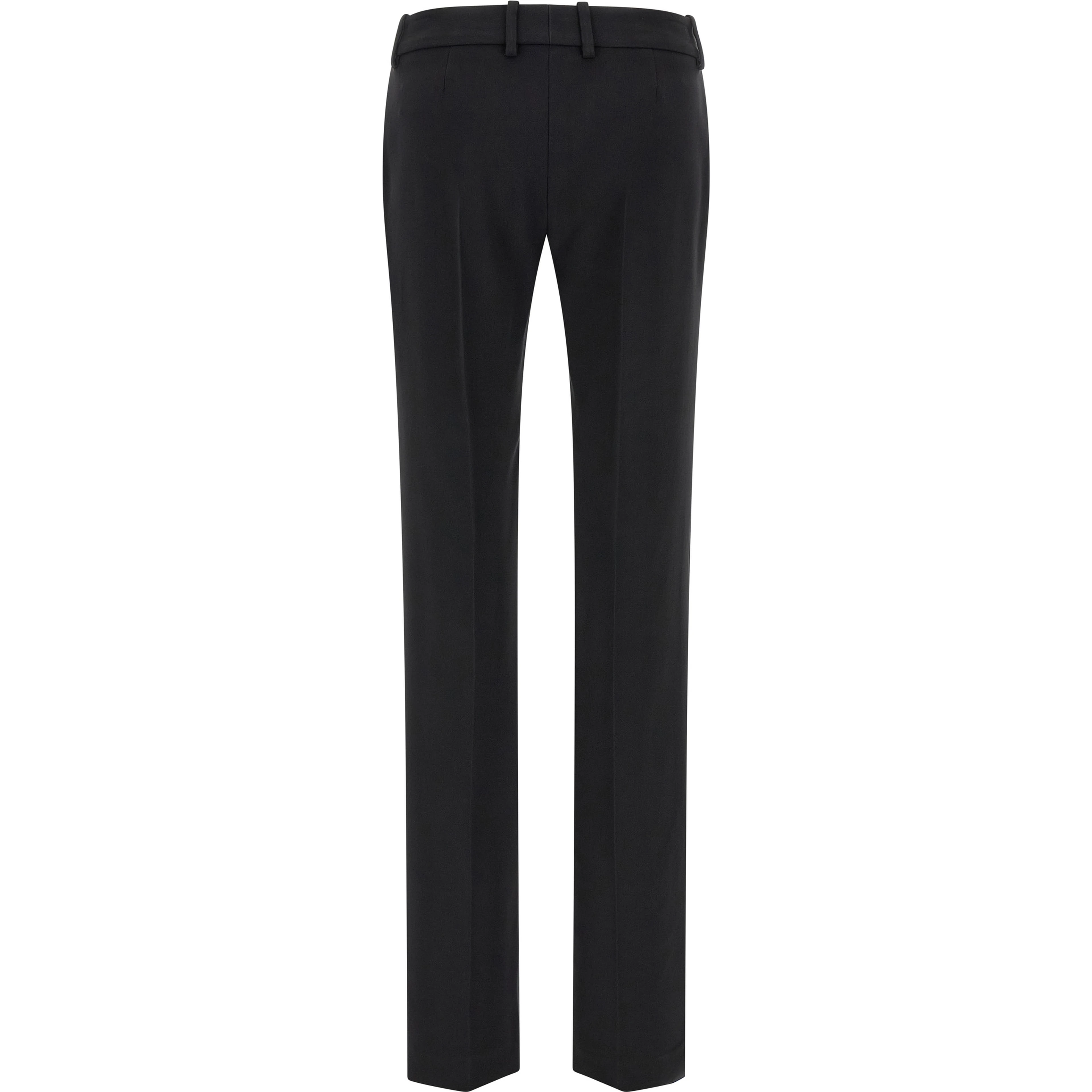 Black Viscose Dress Pants