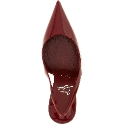 Red Calfskin High Heel Pumps