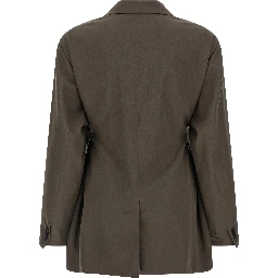 Brown Wool Blazer