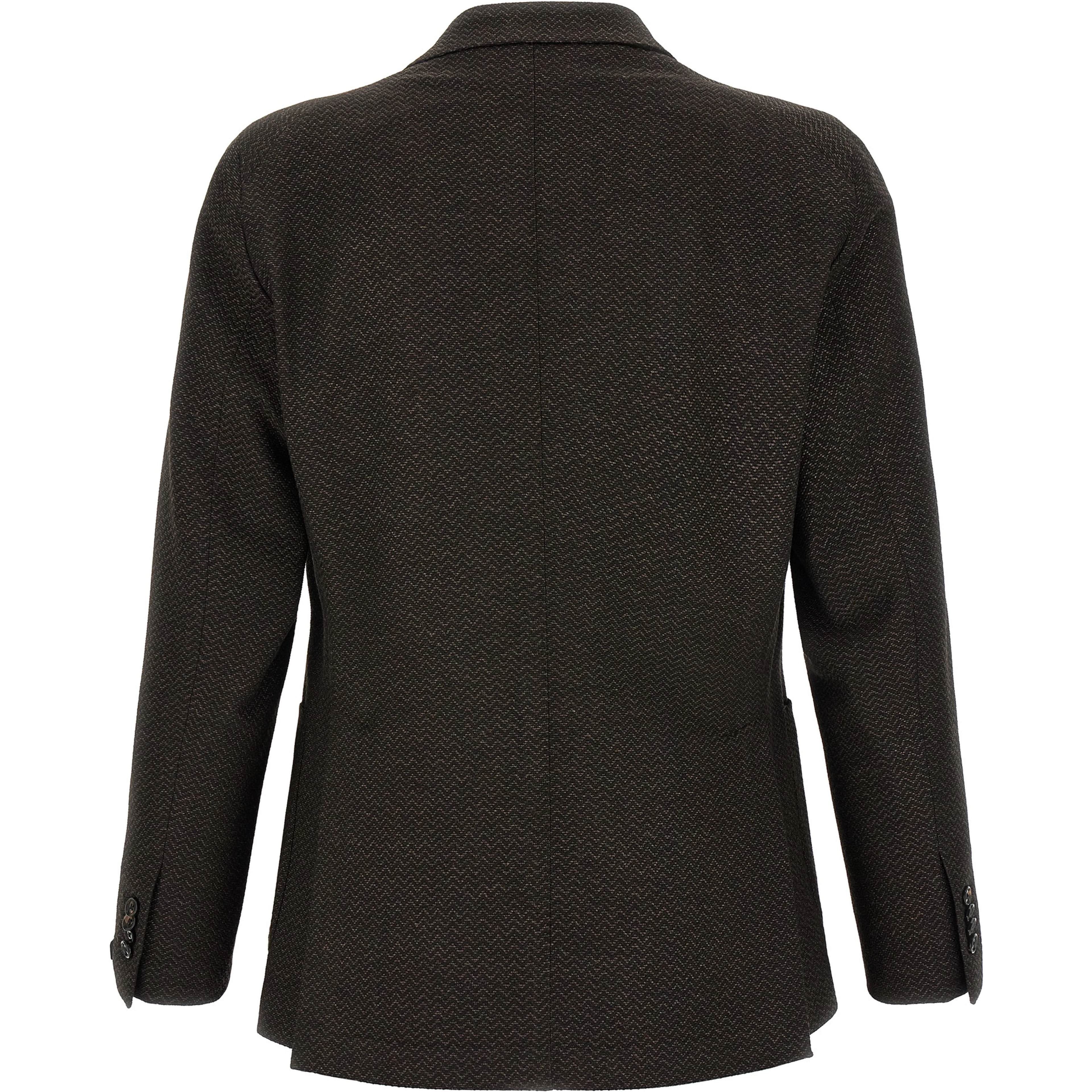 Brown Virgin Wool Blazer