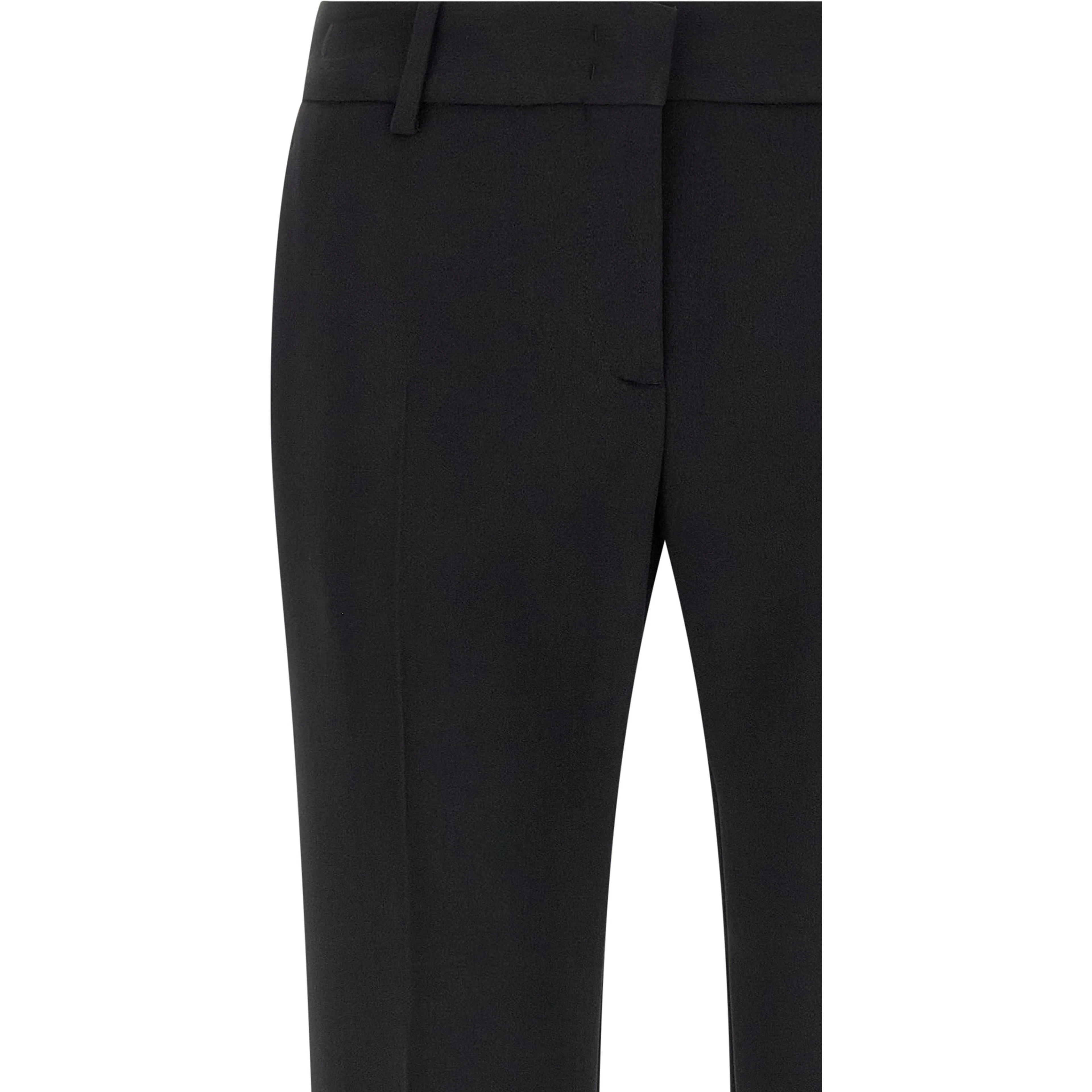 Black Viscose Dress Pants