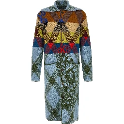 Multicolor Wool Cardigan
