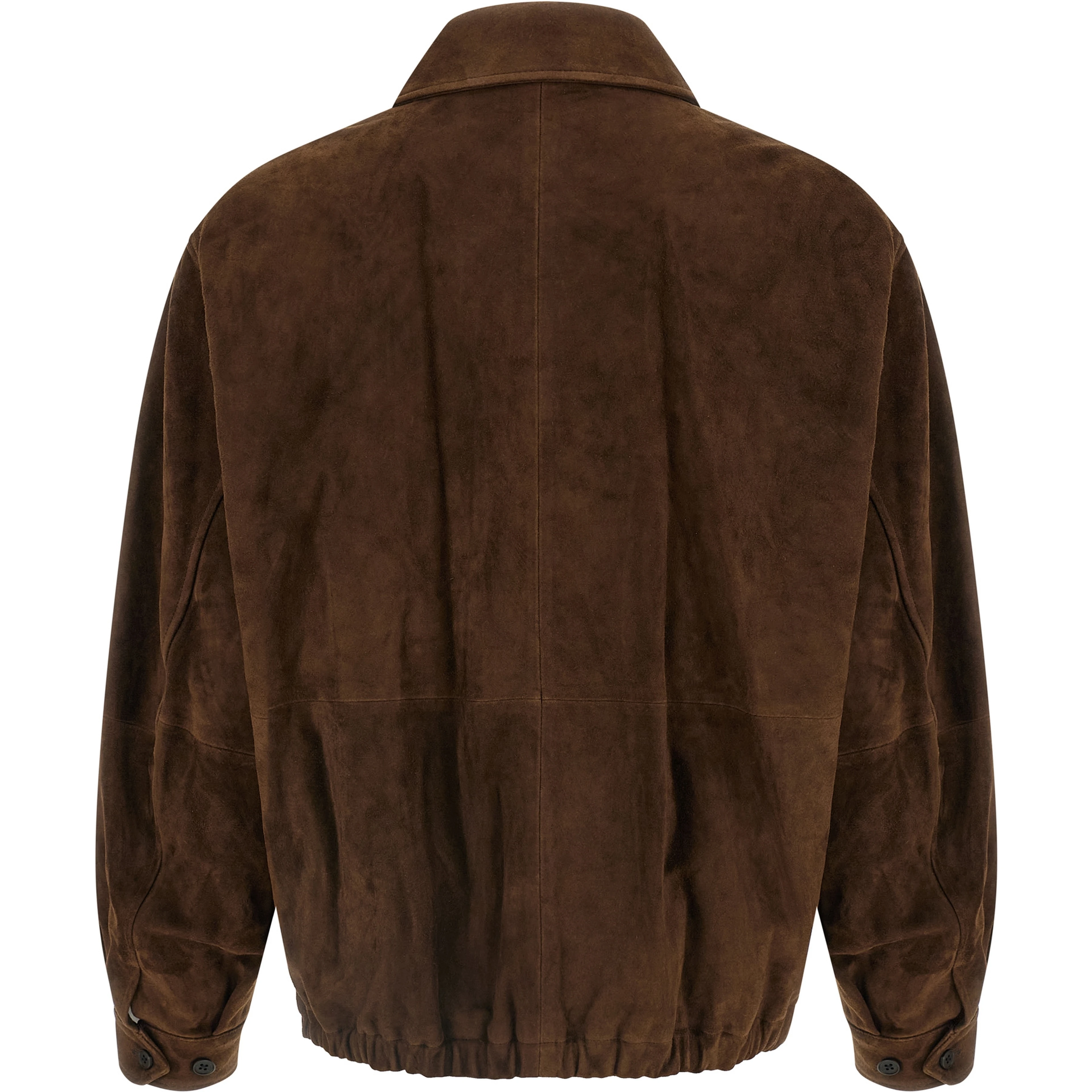 Brown Goatskin Full-Length Jacket