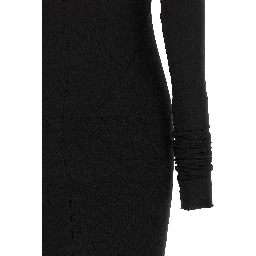 Black Cotton Long Dress