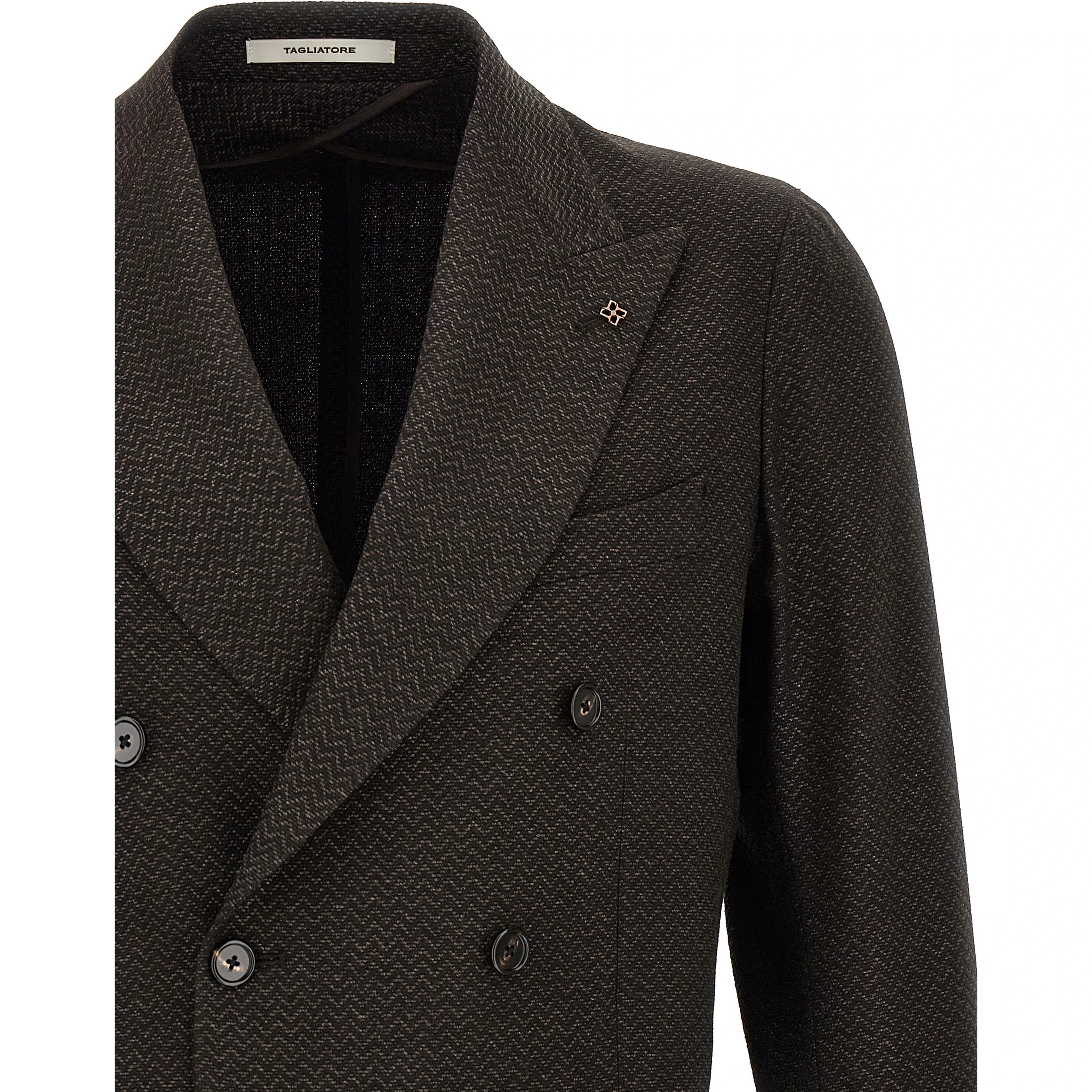 Brown Virgin Wool Blazer