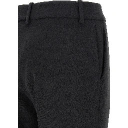 Black Viscose Dress Pants