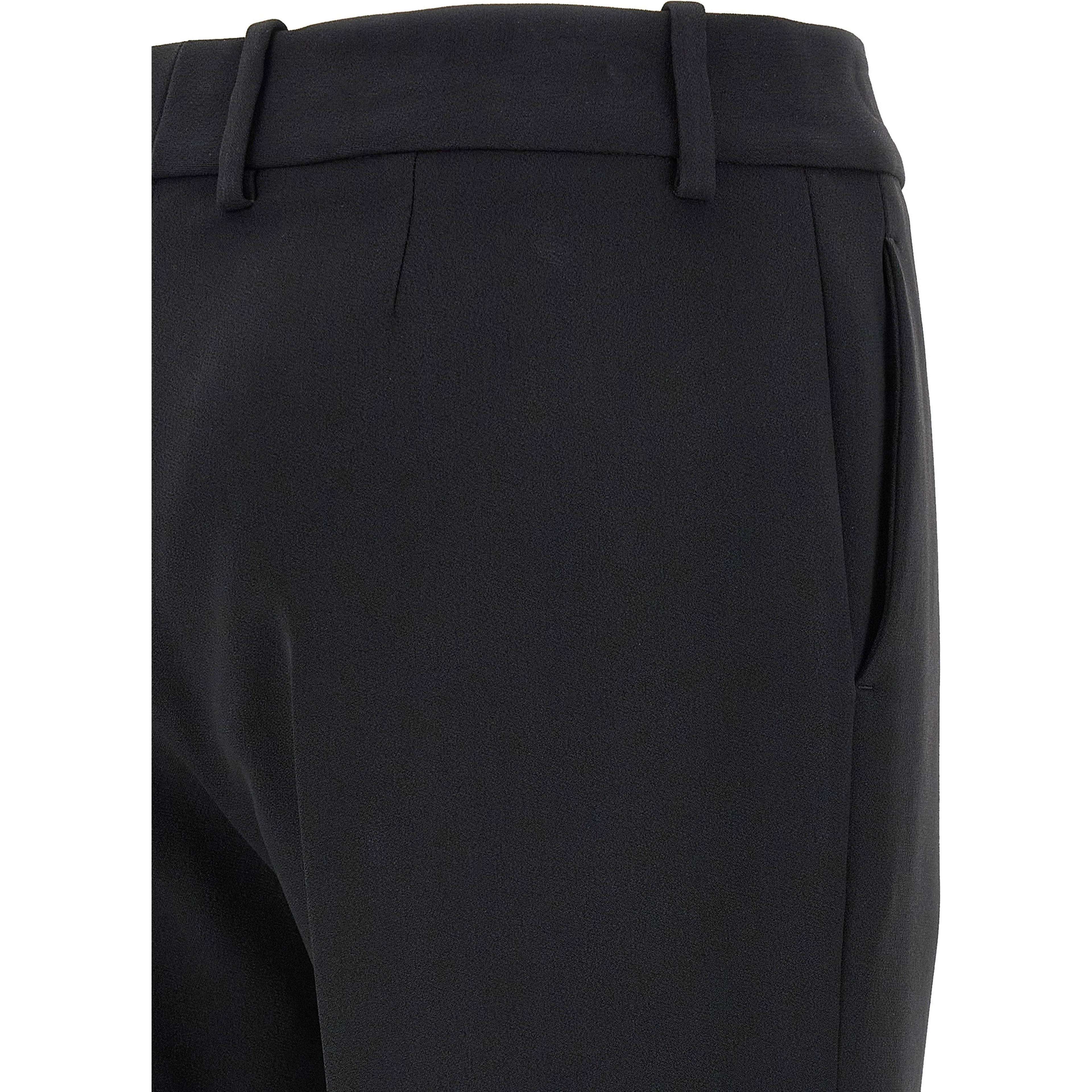 Black Viscose Dress Pants