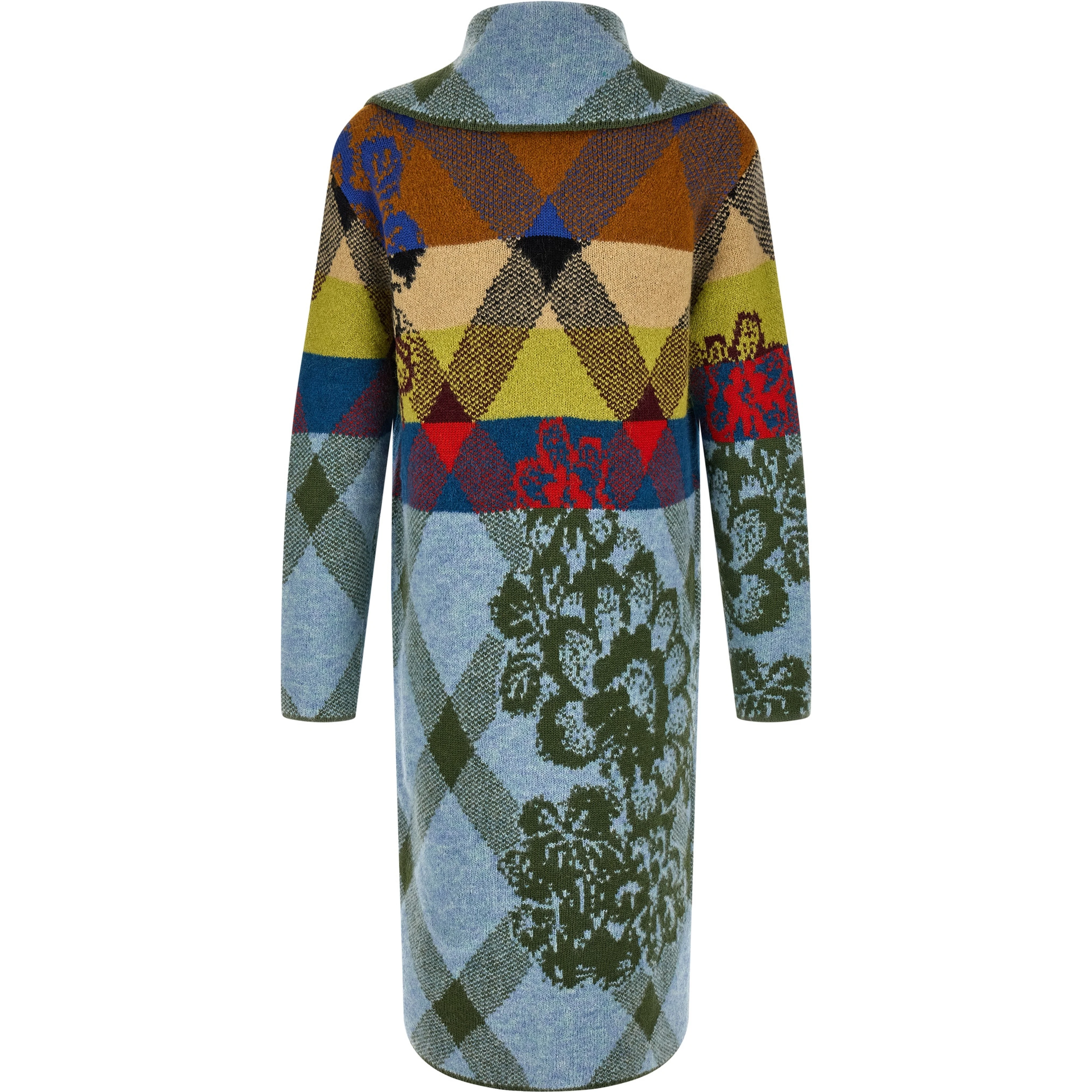 Multicolor Wool Cardigan