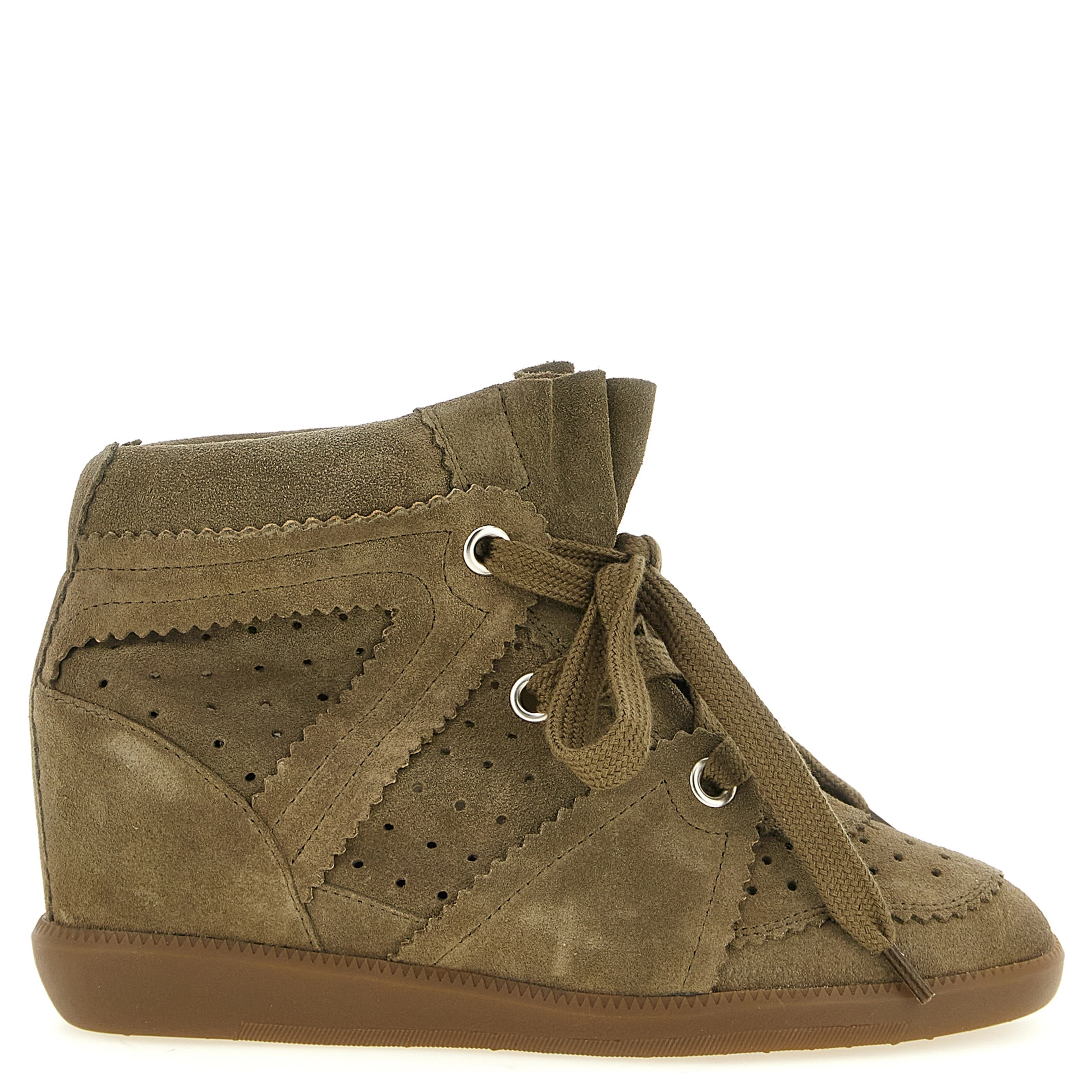 Beige Cowhide Sneakers