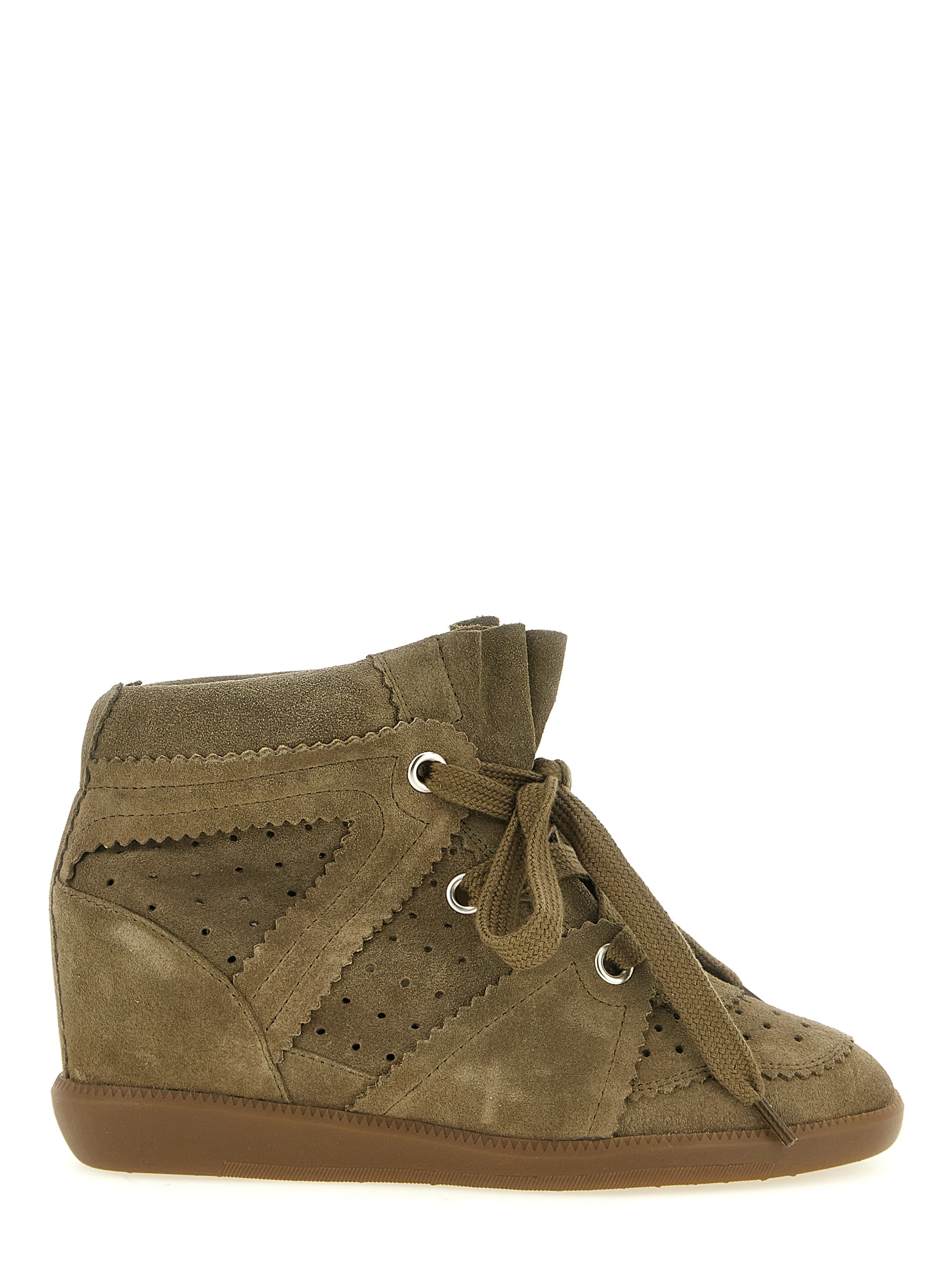 Beige Cowhide Sneakers