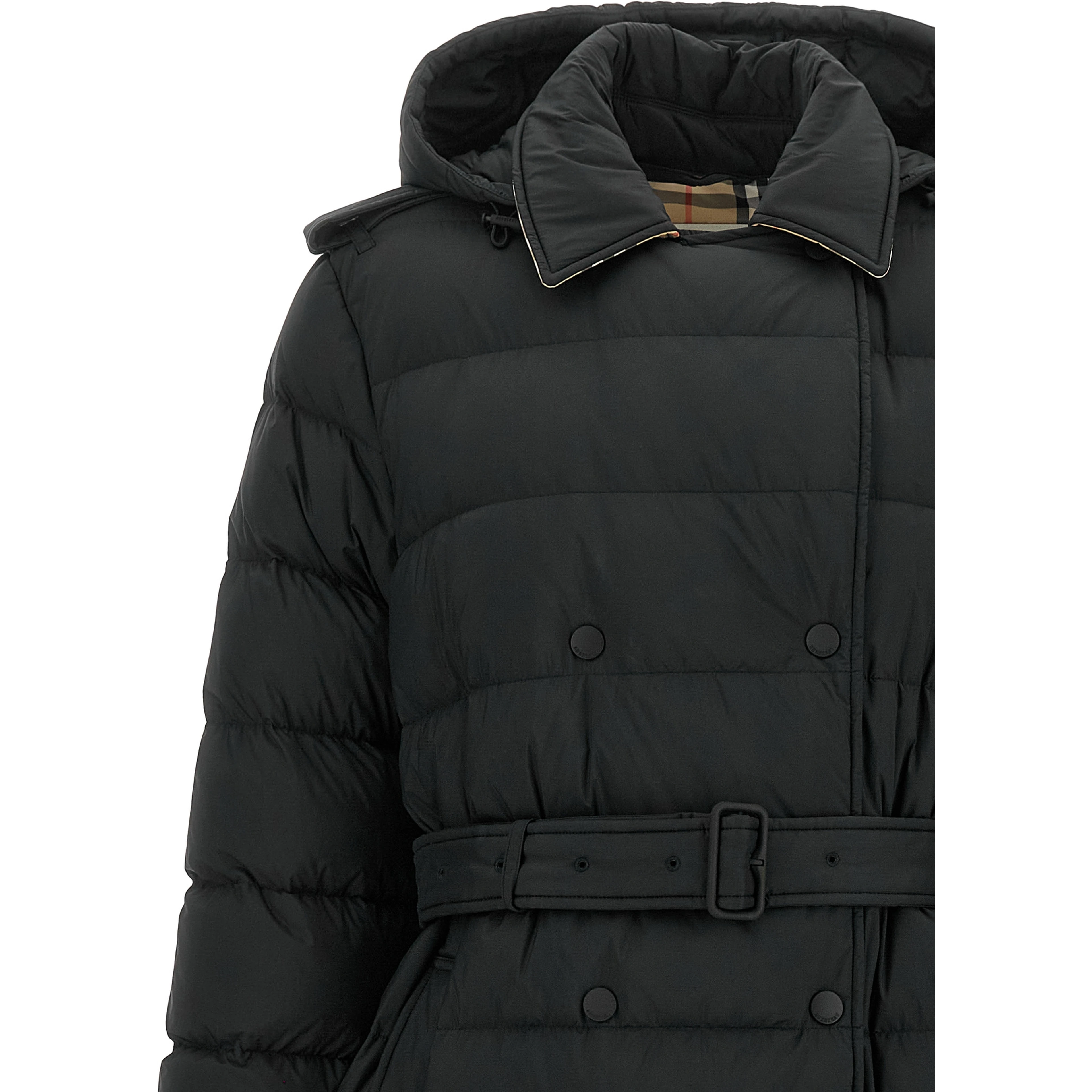Black Polyamide Coat