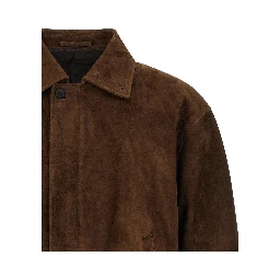 Brown Goatskin Full-Length Jacket