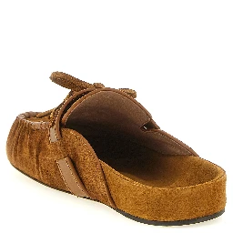 Brown Cowhide Slip-On Loafers