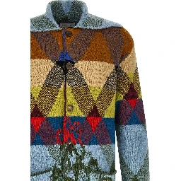 Multicolor Wool Cardigan