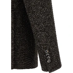 Brown Virgin Wool Blazer