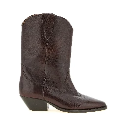 Brown Cowhide Chelsea Boots