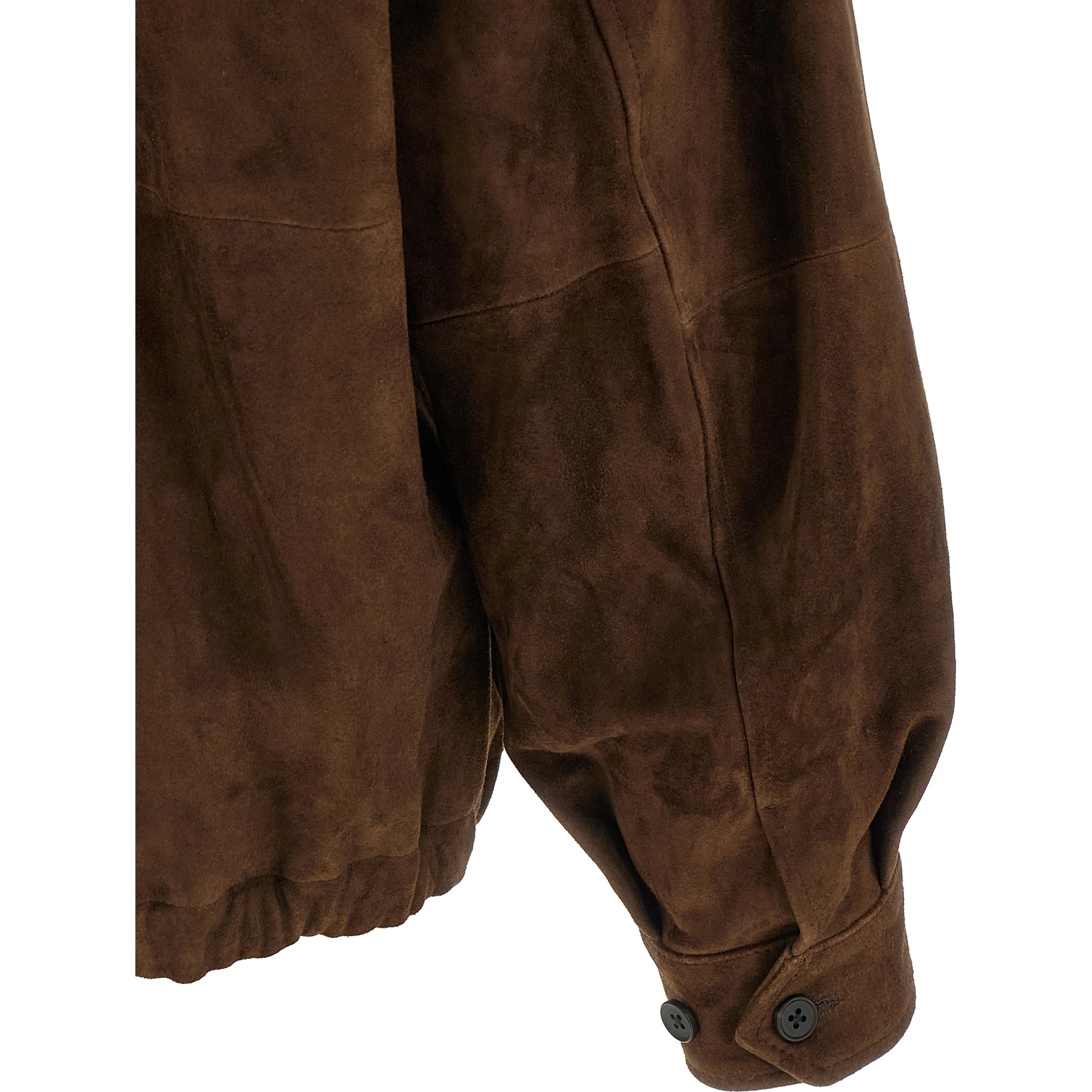 Brown Goatskin Full-Length Jacket