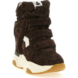 Brown Calfskin Athletic Sneakers