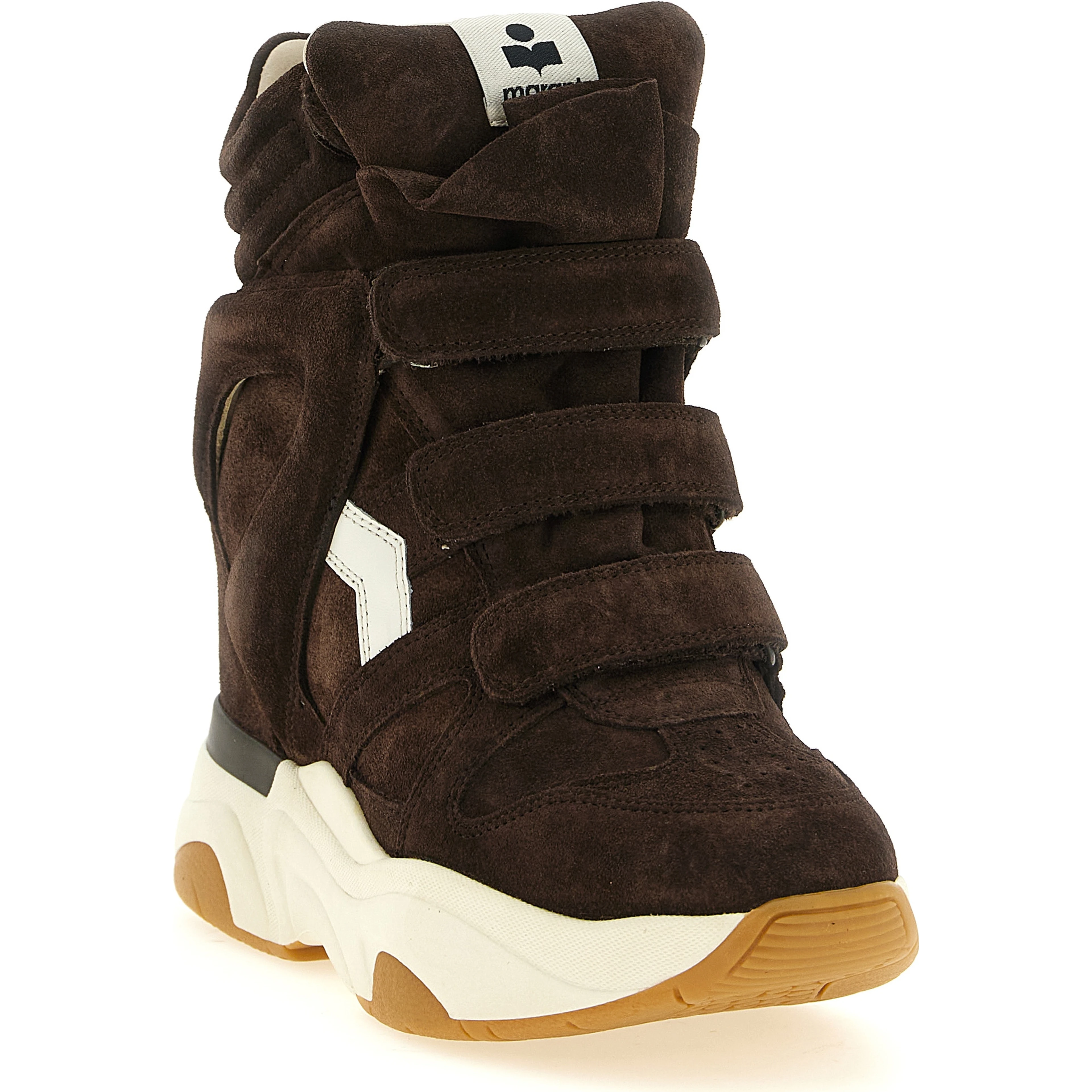 Brown Calfskin Athletic Sneakers