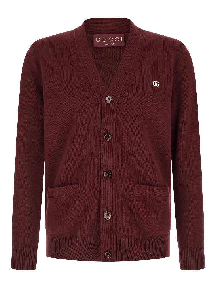 Bordeaux Cashmere Cardigan