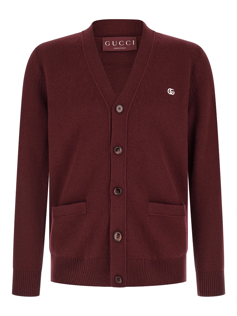 Bordeaux Cashmere Cardigan