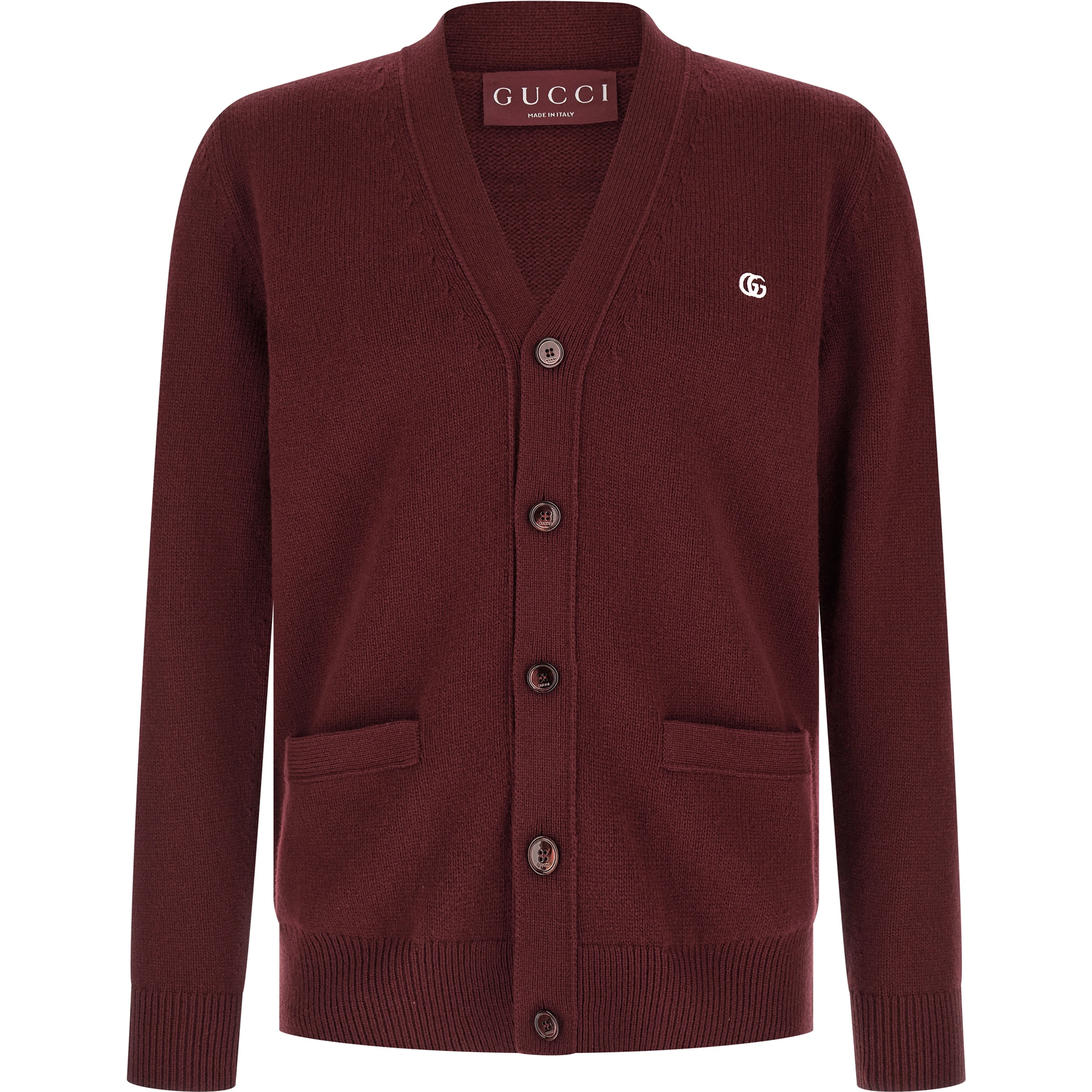 Bordeaux Cashmere Cardigan