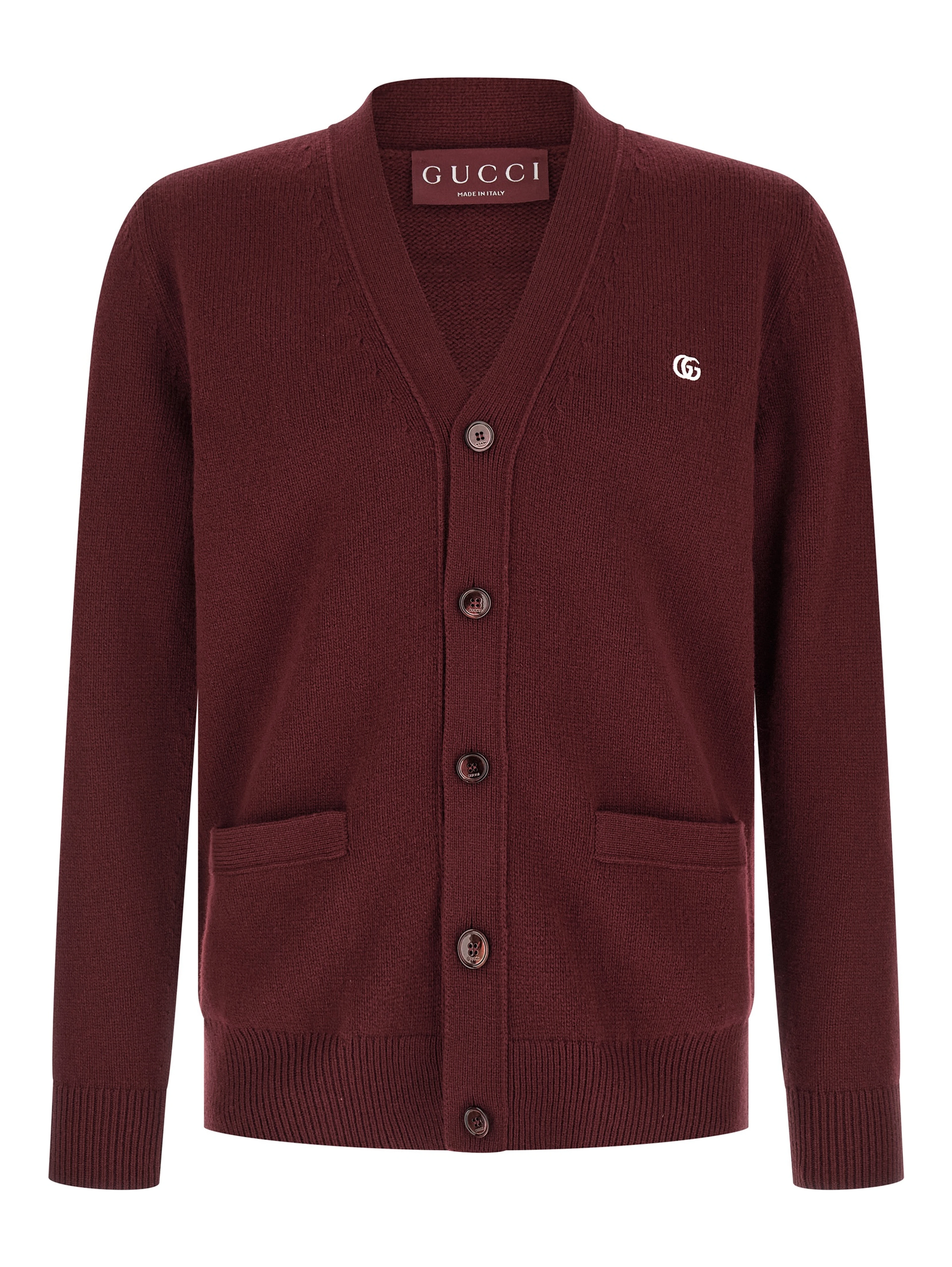 Bordeaux Cashmere Cardigan